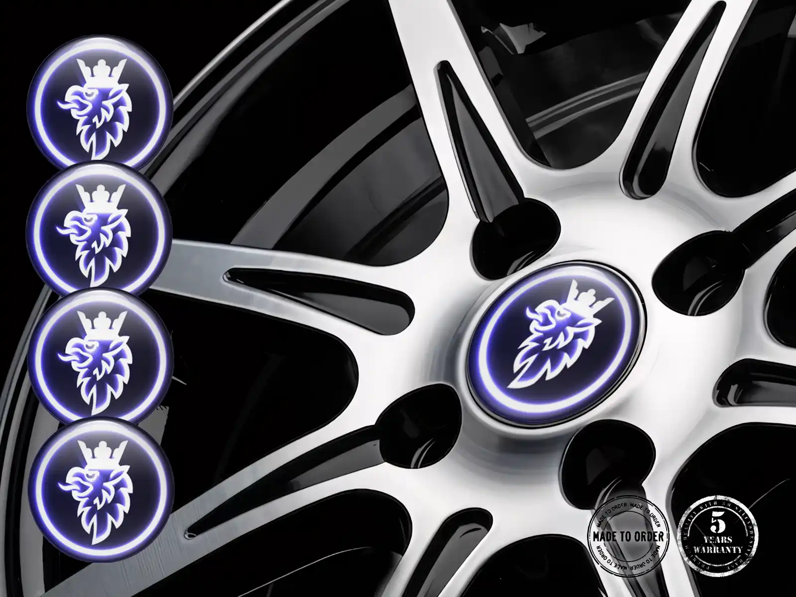 Saab Raddekal Design Individuelle Silikon-Badges